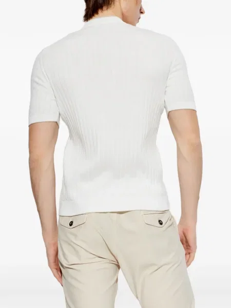 Tricou Eleventy scurt alb