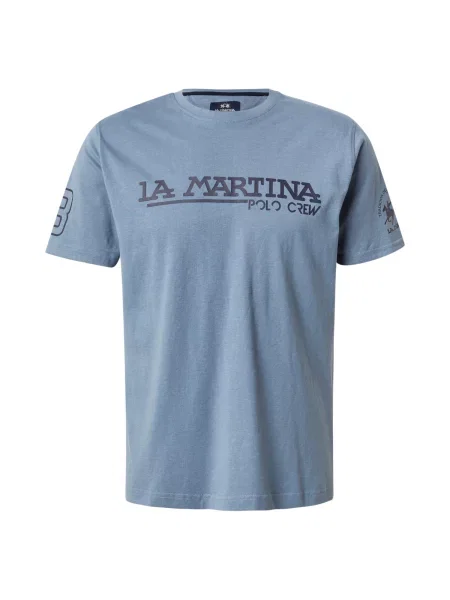 La Martina Tricou marin / porumbel albastru