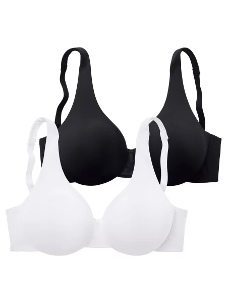 NUANCE Sutien / negru alb