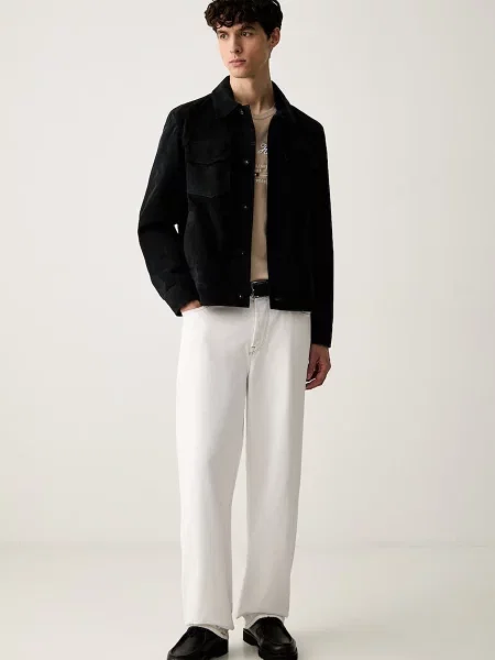 TOMMY HILFIGER Tričko šampanské / biela béžová