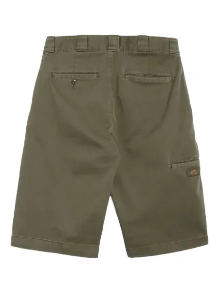 Pantaloni scurți Dickies plisate cu autograf verde
