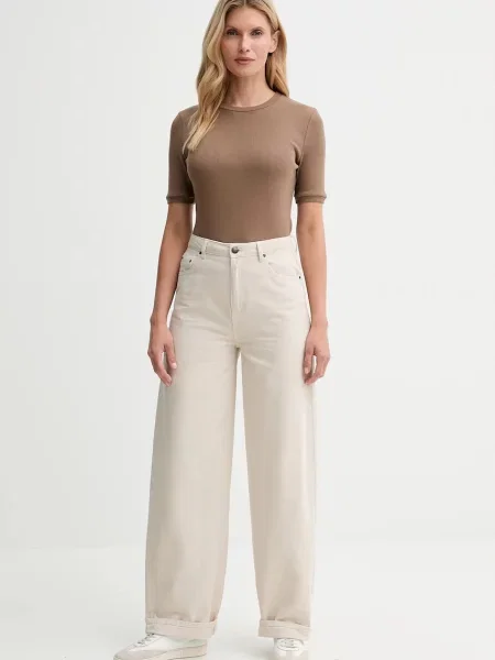 Футболка MUUV. MUUV. x Answear коричневий