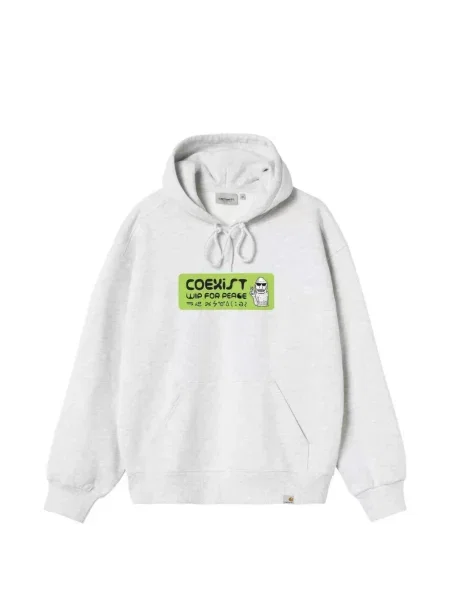 Mikina s kapucňou Carhartt Wip sivá