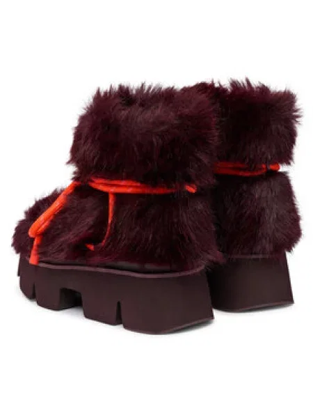 United Nude Hótaposó Stomper Fur Boot Bordó