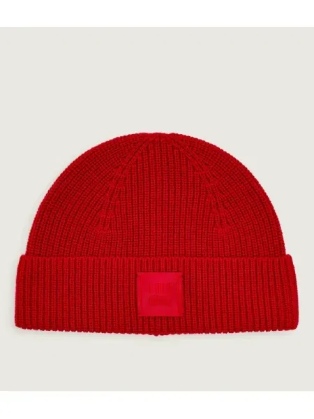 HUGO căciulă de lână alb roșu