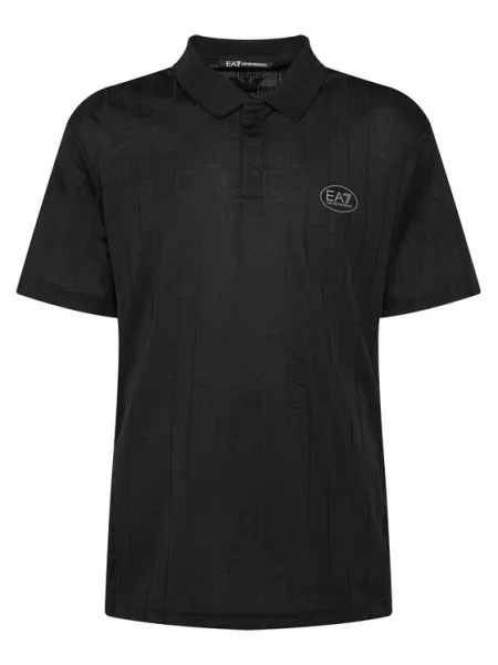 Emporio Armani Tricou polo negru