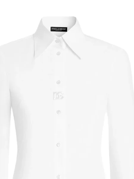 Cămașă Dolce & Gabbana din poplin alb
