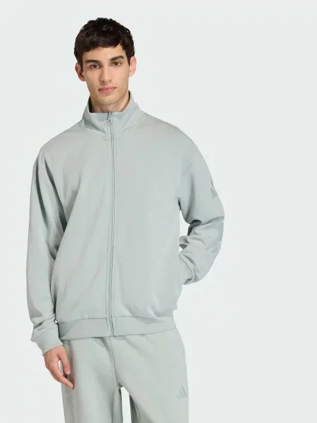 Переработанный свитер Adidas зеленый