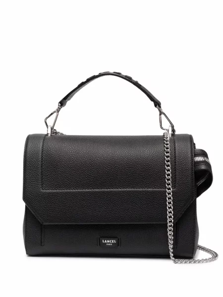 Geanta de piele Lancel din piele negru