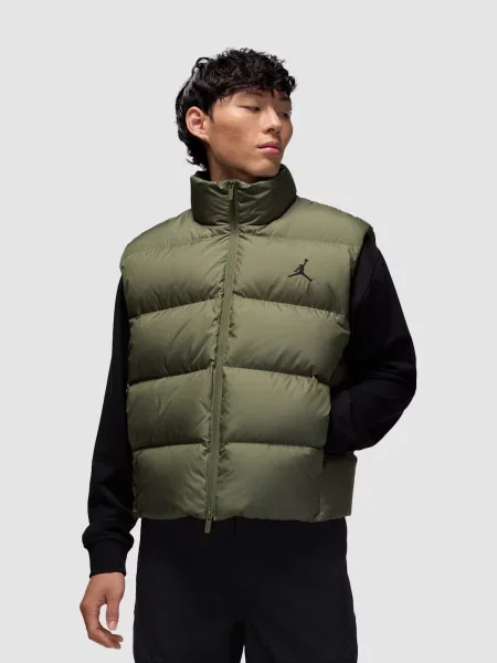 Утеплений жилет Jordan Flight Down Vest оливковий