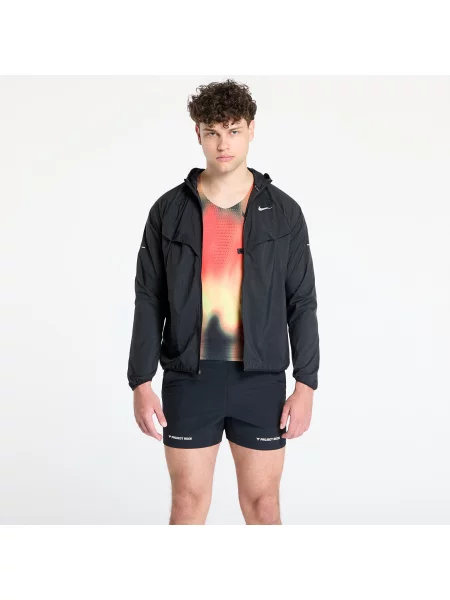 Běžecká bunda Nike Stride Repel UV black/black černá