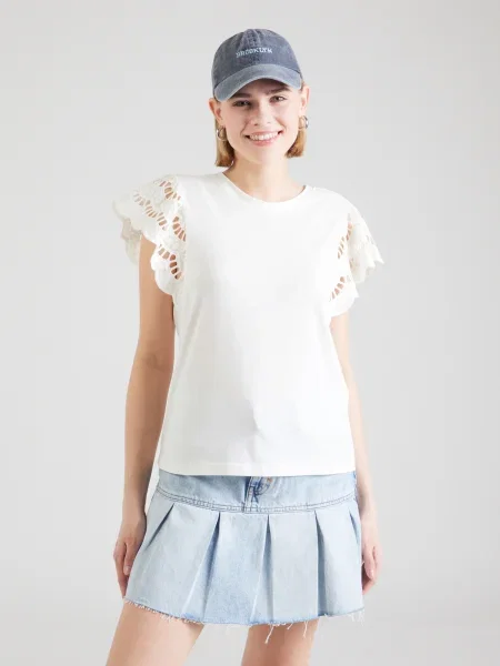 ONLY Tricou ONLMACY' alb