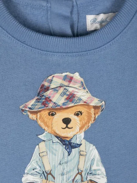 Koszulka polo dziecięca Polo Ralph Lauren niebieska