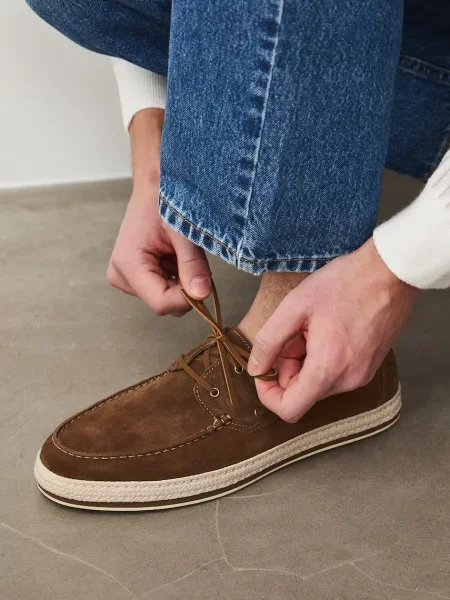 Medicine mokasini semišasti rjava