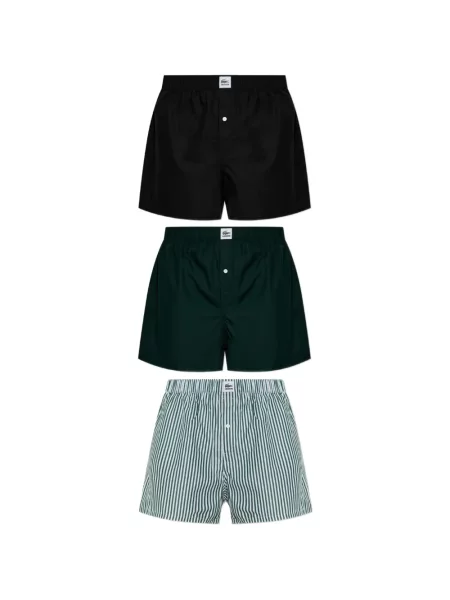 Szorty Lacoste z logo zielone