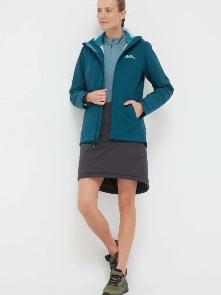 Jack Wolfskin razširjeno krilo Alpengluehen siva