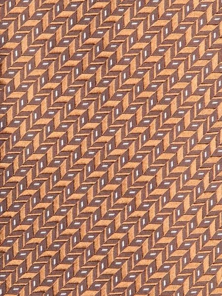 Cravată Canali cu imprimeu geometric maro