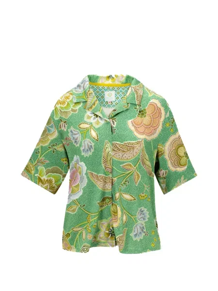 Cămașă Pip Studio cu model floral verde