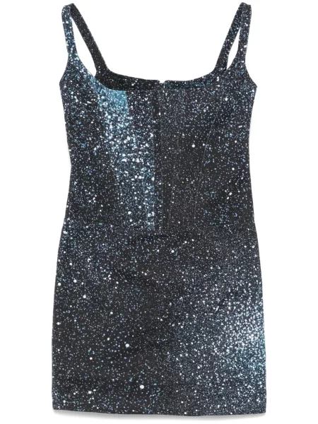 Rochie mini Giuseppe Di Morabito cu imagine de costum albastru