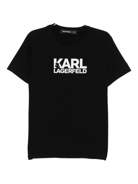 Tricou Karl Lagerfeld cu imagine negru