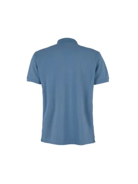 Lacoste koszulka polo Mężczyźni jednolity 4 niebieski