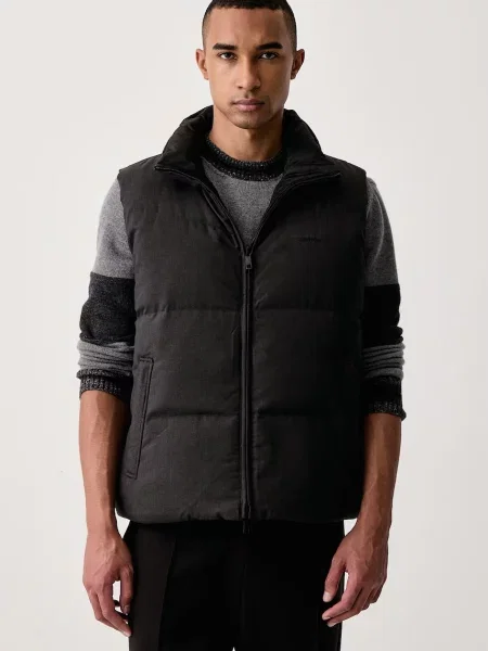 Calvin Klein vestă reversibilă pentru bărbați negru