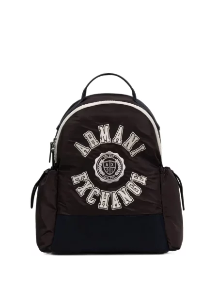 Rucsac Armani Exchange cu autograf maro