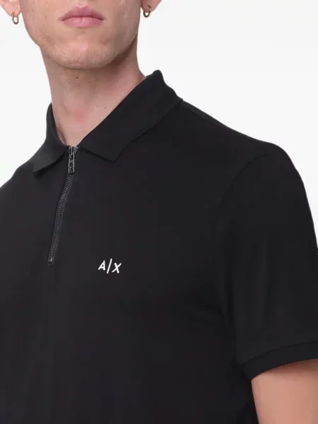 Koszulka polo Armani Exchange czarna