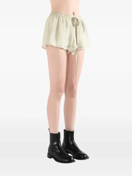 Pantaloni scurți Ann Demeulemeester cu cordon