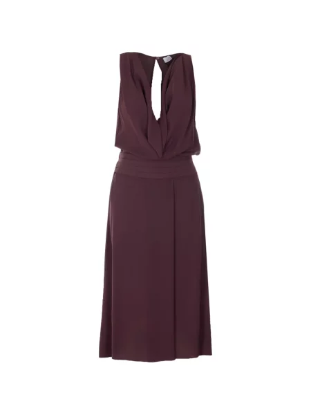 Rochie midi Elisabetta Franchi până la genunchi de costum violet