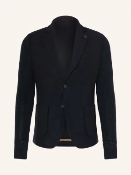 Distretto 12 Sako Regent Slim Fit Z Kombinace Materiálů tmavě modrá