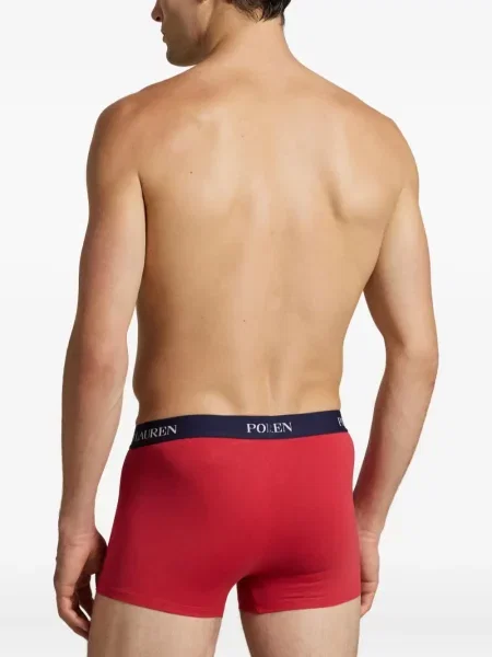 Chiloți Polo Ralph Lauren din țesătură twill cu autograf cu glugă albastru