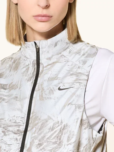 Nike Kamizelka Biegowa Swift Therma-Fit Adv grau srebrna