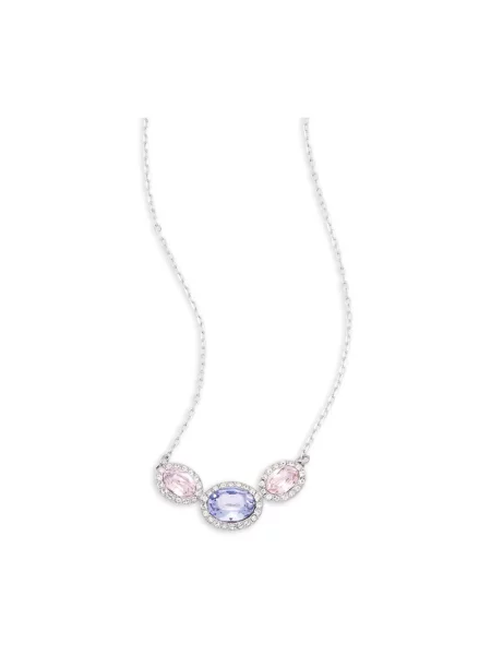 Naszyjnik Swarovski szary