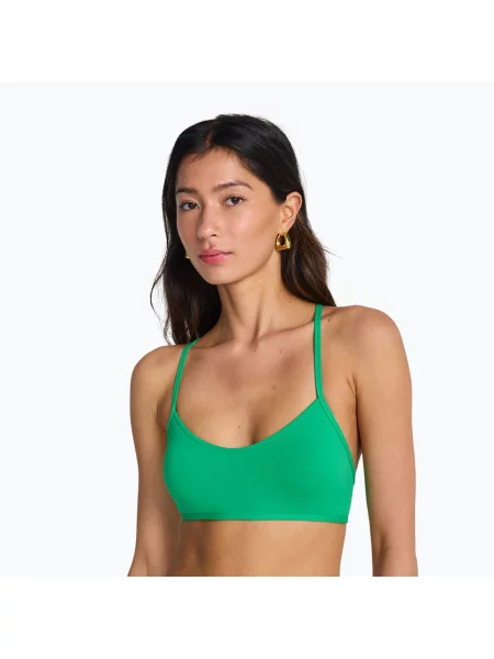 Top de costum de baie Billabong Sol Searcher Lace Up Trilet summer green verde