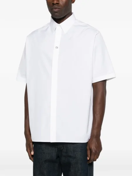 Krátká košile Fendi bílá