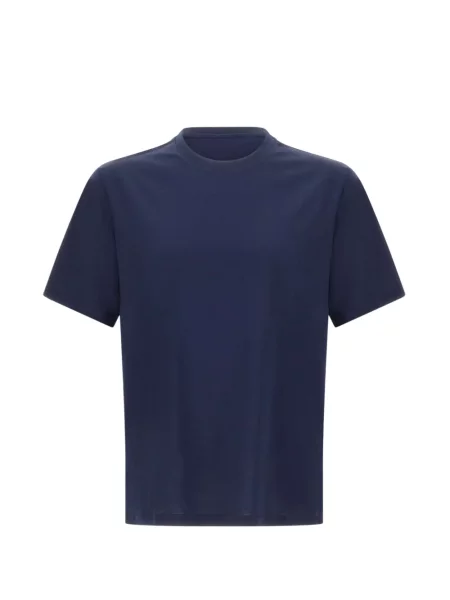 Tricou Kangra cu mâneci scurte cu decolteu rotund albastru