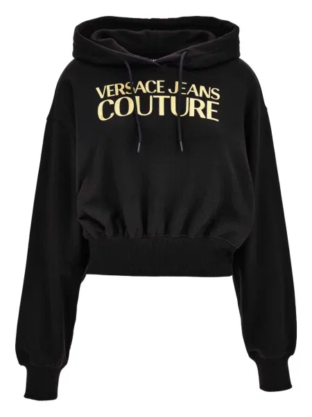 Hanorac cu glugă Versace Jeans Couture negru