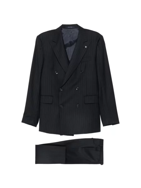 Costum Tagliatore cu două rânduri de nasturi albastru