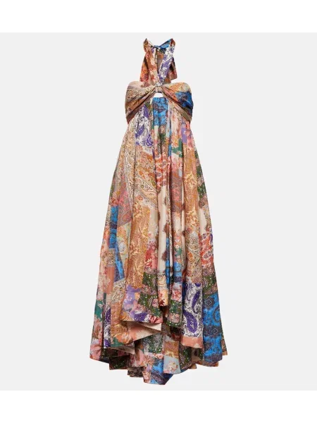 Rochie maxi Zimmermann de mătase de costum