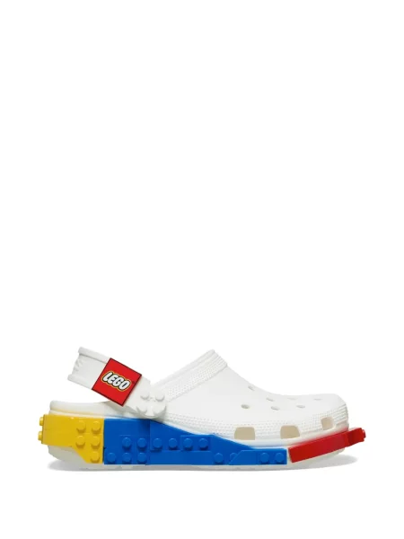 Saboți Crocs alb