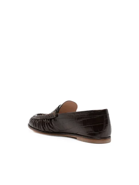 Stuart Weitzman Penny Loafers Spencer braun brązowe