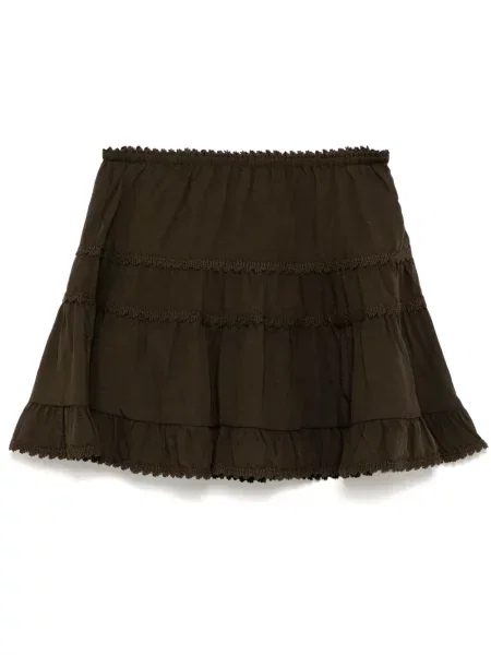 Warstwowa mały spódnica mini Tout A Coup szara