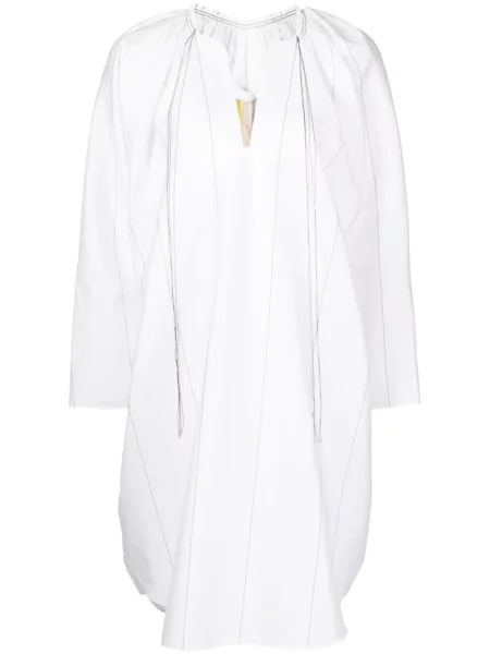 Sukienka Litkovskaya garniturowa ze stretchu biała