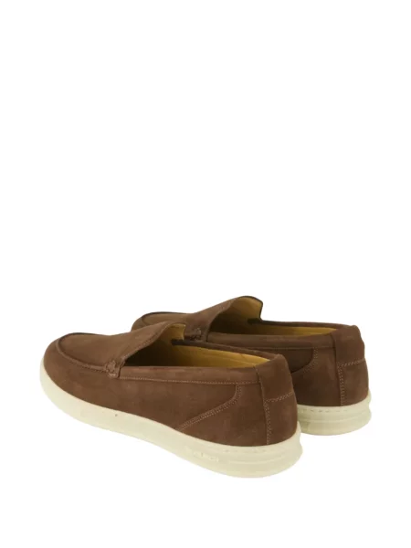 Pantofi loafer Woolrich din piele maro