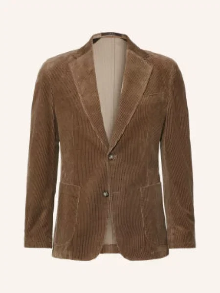 Windsor. Marynarka Z Sztruksu Giro Comfort Fit braun brązowa