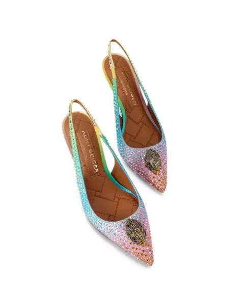 Pantofi cu toc Kurt Geiger London albastru