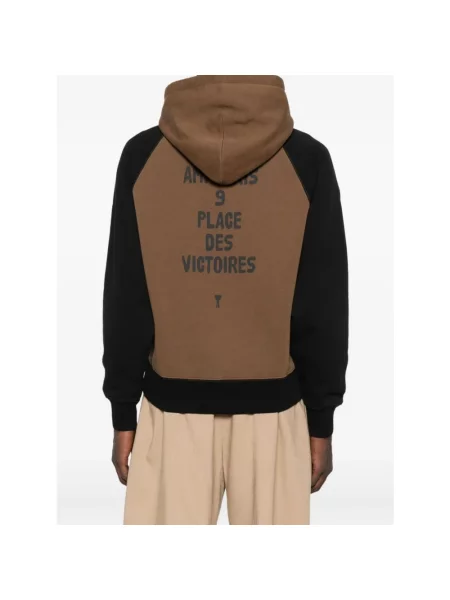 Bluza Ami Paris brązowa