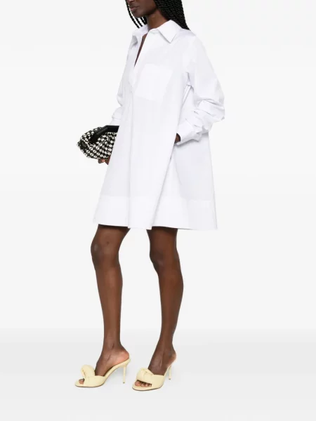 Rochie tip cămașă Stella Mccartney alb