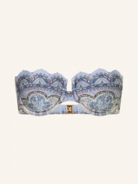 Zimmermann Biustonosz Bikini Z Fiszbinami Wanderlust blau brązowy